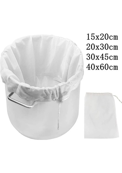 15X20CM Tarzı 200MESH 75MIKRON Bira Homebrew Bira Filtre Torbası Yeniden Kullanılabilir Mutfak Gıda Filtre Torbaları Süzgeç Bira Somun Süt Suyu Filtreleri Için Ince Örgü Çanta (Yurt Dışından) modelleri