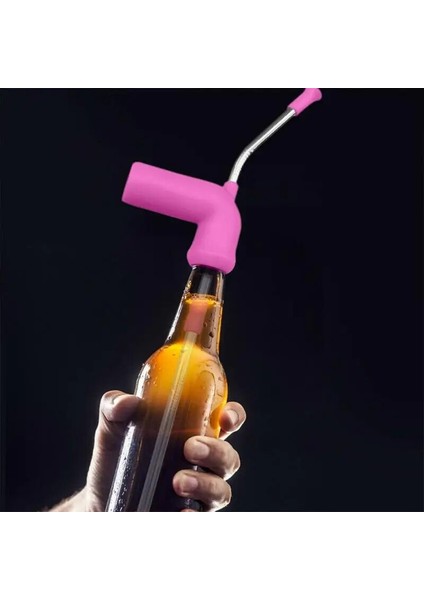 Gül Kırmızı Tarzı 36CM Bira Şnorkel Saman Bira Bong Huni Slammer Çift Şnorkel Içme Bira Barı Araçları Festivaller Parti Dağıtıcı Barware (Yurt Dışından) fiyatları