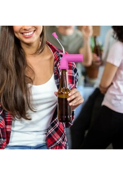 Gül Kırmızı Tarzı 36CM Bira Şnorkel Saman Bira Bong Huni Slammer Çift Şnorkel Içme Bira Barı Araçları Festivaller Parti Dağıtıcı Barware (Yurt Dışından) modelleri