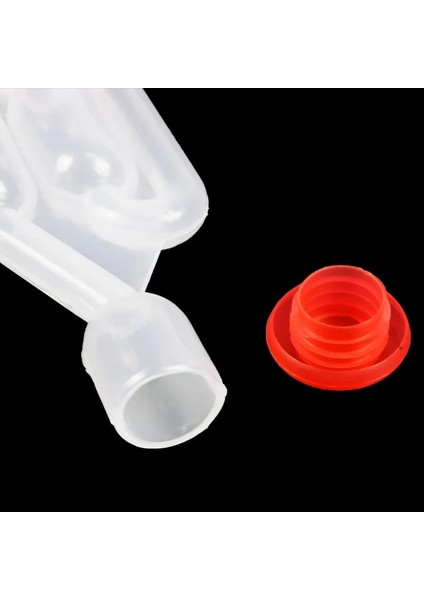 Brew Sifon Hortumu Stili Tek Yönlü Şarap Airlock Bira Bira Fermantasyon Çek Valf Plastik Hava Kilidi Su Contası Ev Şarap Yapımı Egzoz Valfi Fermentör (Yurt Dışından) modelleri