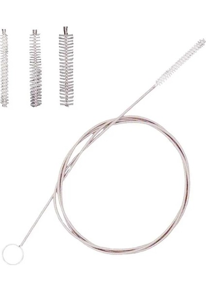 12,7 mm Kimlik Stili 3 Farklı Boyutlu Eter Spiral Temizleme Fırçası Bira Silikon Hortum Temizleyici Hava Pompası Hortum Tüpü Filtre Boruları Silikon Tüp (Yurt Dışından)