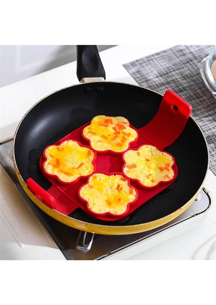 Yuvarlak Şekil Stili Yumurta Gözleme Halkası Yapışmaz Gözleme Makinesi Kalıp Silikon Yumurta Pişirici Kızarmış Yumurta Şekillendirici Omlet Kalıpları Mutfak Pişirme Aksesuarları Için (Yurt Dışından)