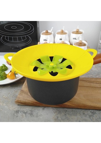 Y2 Stili Yenı Silikon Kapak Dökülme Durdurucu Kapak Pot Tava Mutfak Aksesuarları Pişirme Araçları Çiçek Tencere Ev Mutfak Aksesuarları (Yurt Dışından) indirimleri