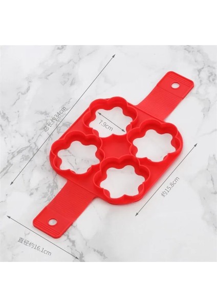 Çiçek Stili Yumurta Gözleme Halkası Yapışmaz Gözleme Makinesi Kalıp Silikon Yumurta Pişirici Kızarmış Yumurta Şekillendirici Mutfak Pişirme Aksesuarları Için Omlet Kalıpları (Yurt Dışından) fırsatları