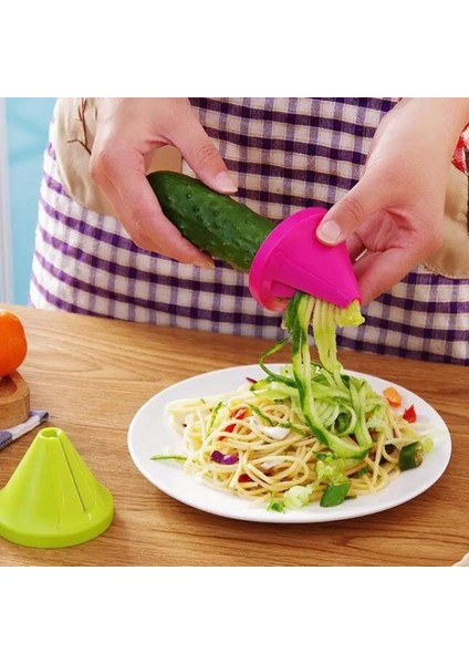 No.1 Tarzı Havuç Salatalık Rendesi Spiral Bıçaklı Kesici Sebze Kesici Spiral Dilimleme Salata Araçları Zu Erişte Spagetti Makinesi Dropship (Yurt Dışından) modelleri
