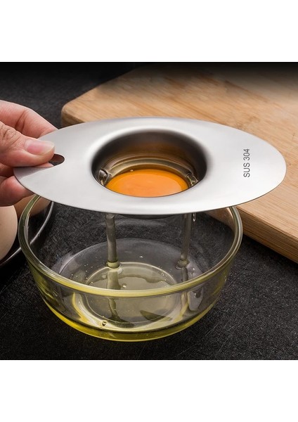 Bir Stil Paslanmaz Çelik Yumurta Beyaz Ayırıcı Aletler Yumurta Sarısı Filtre Aletleri Mutfak Aksesuarları Ayırma Huni Kaşığı Yumurta Bölücü Aracı (Yurt Dışından) fiyatları