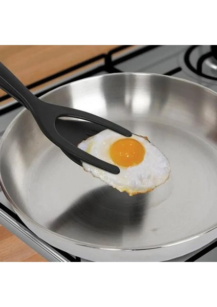 Kırmızı Stil 2 In 1 Kavrama Çevirme Maşası Yumurta Maşası Fransız Tostu Gözleme Yumurta Kelepçesi Omlet Aksesuarları (Yurt Dışından) indirimleri