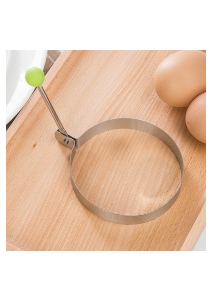 Yuvarlak Stil 1 Adet Paslanmaz Çelik Omlet Yumurta Dıy Kahvaltı Için Yumurta Gözleme Şekillendirici Kalıp Kalıp Kızartma Yumurta Pişirme Aracı Mutfak Aksesuarları Aracı (Yurt Dışından)