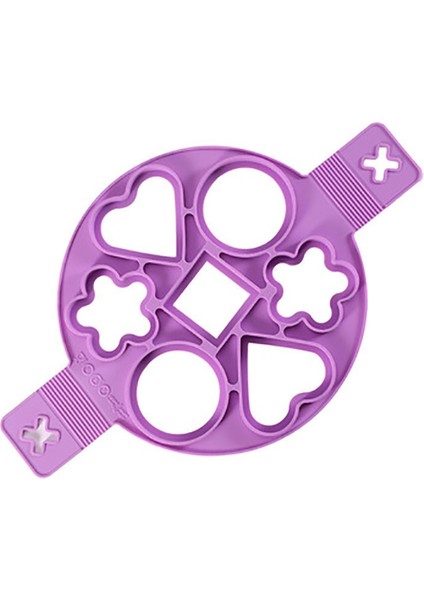 L Tarzı Silikon Gözleme Kalıbı 7 Delik Dairesel Kızarmış Yumurta Kalıpları Yapışmaz Çevirmeli Gözleme Makinesi Omlet Yumurta Formları Yüzükler Kalıp Mutfak Aletleri (Yurt Dışından)