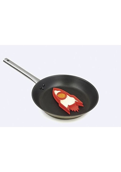 Gösterilen Stil Roket Şekli Silikon Fry Yumurta Araçları Halka Çerçeve Kek Krep Kalıp Makinesi Mutfak Pişirme Kalıp Omlet Pişirme Kalıp Bulaşık Dekor (Yurt Dışından)