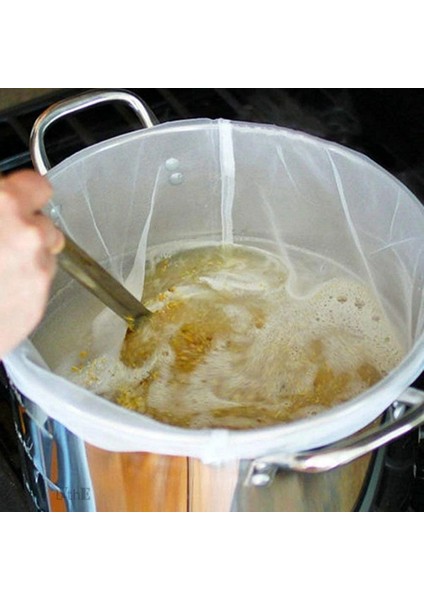 60X60CM Tarzı 100MESH 150MIKRON Yuvarlak Tabanlı Ev Demleme Bira Filtre Torbaları Yeniden Kullanılabilir Naylon Örgü Çantalar Bira Şarap Için Ipli Süzme Mikron Naylon Demleme Torbası (Yurt Dışından) fırsatları