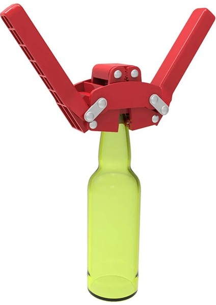 Kırmızı Stil Manuel Bira Şişesi Kapatma Makinesi Içecek Kapama Makinesi Cam Şişe Kapatma Makinesi Bira Kapağı Kapatma Makinesi (Yurt Dışından)