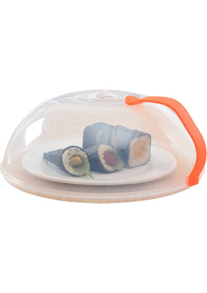 No.2 Tarzı Mikrodalga Bulaşık Kapağı Profesyonel Mikrodalga Gıda Anti-Püskürtme Kapağı Mikrodalga Gıda Için Saplı Isıya Dayanıklı Kapak (Yurt Dışından)