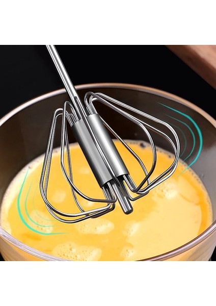 Yarı Otomatik Mikser Yumurta Çırpıcı Manuel Kendi Dönen Yumurta Çırpıcı Paslanmaz Çelik Çırpıcı El Blender Yumurta Kreması Karıştırma Pişirme Araçları (Yurt Dışından) fiyatları