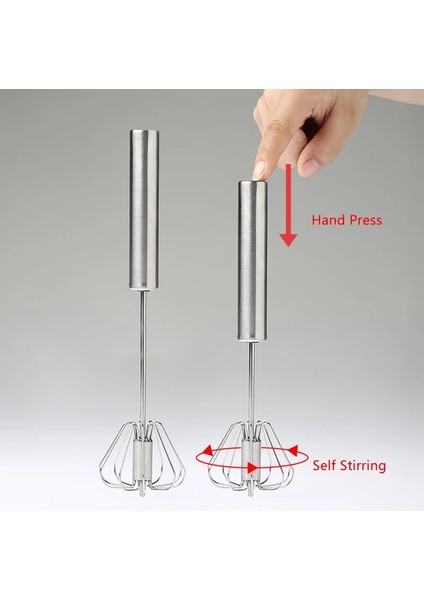 Yarı Otomatik Mikser Yumurta Çırpıcı Manuel Kendi Dönen Yumurta Çırpıcı Paslanmaz Çelik Çırpıcı El Blender Yumurta Kreması Karıştırma Pişirme Araçları (Yurt Dışından) modelleri