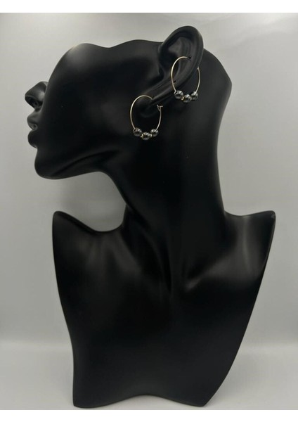 Sertifikalı Hematit Doğal Taş Küpe fiyatları