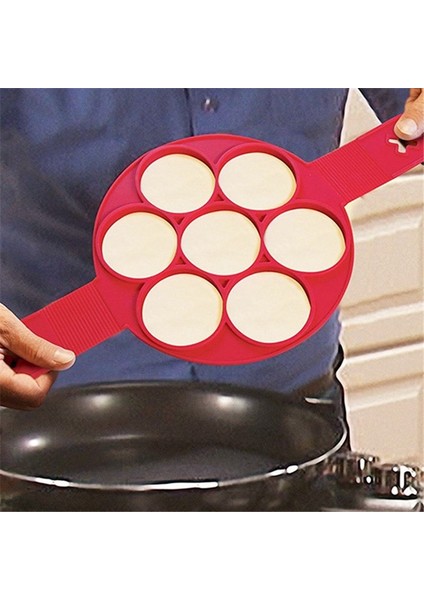 Kızarmış Yumurta Kalıbı Gözleme Kalıbı Makinesi Silikon Yapışmaz Basit Çalışma Gözleme Omlet Kalıbı Mutfak Aksesuarları Formları (Yurt Dışından)