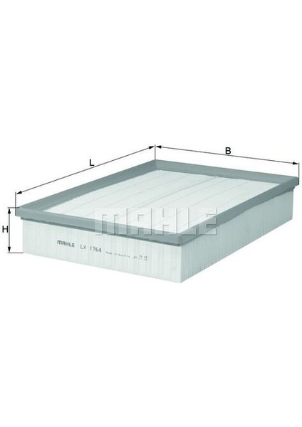 -Knecht-Behr LX1764 Hava Filtresi Discovery 3 L319 04-09 Discovery 4 L319 09-18 Range Rover 4 L405 12-Range Rover Sport I L320 06-12 PHE000112