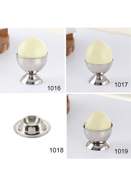 NO.1019 Tarzı Yumurtalık Yumurta Tepsisi Paslanmaz Çelik Yumuşak Haşlanmış Yumurta Bardakları Tutucu Stand Bulaşık Makinesinde Güvenli Yumurta Aletleri Mutfak Aletleri Alet (Yurt Dışından) indirimleri