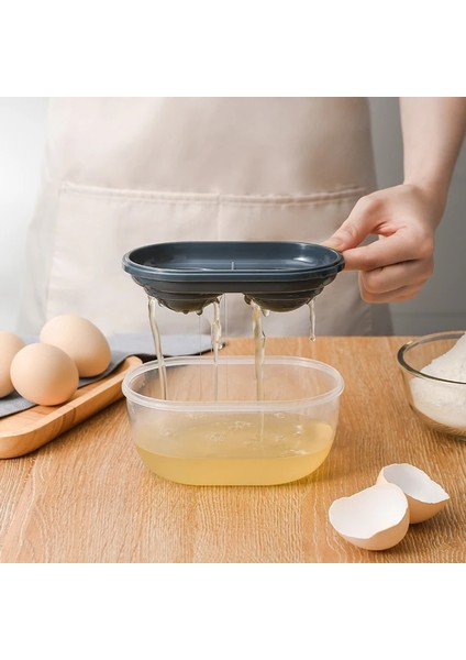 No.2 Tarzı 3 Renk Plastik Yumurta Ayırıcı Beyaz Sarısı Eleme Ev Mutfak Şef Yemek Pişirme Gadget Mutfak Yumurta Aletleri Yumurta Beyaz Ayırıcı (Yurt Dışından)