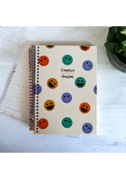 Zamansız Stıckerlı Ajanda