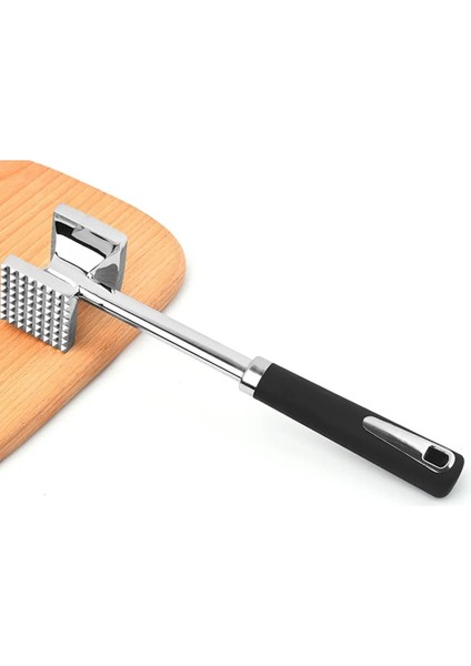 Et Yendi Damalı Ihale Çekiç Biftek Tenderizer Çekiç Et Gevşek Paslanmaz Çelik Vuruntu Çekiç Ev Mutfak Çekiç Aracı (Yurt Dışından)