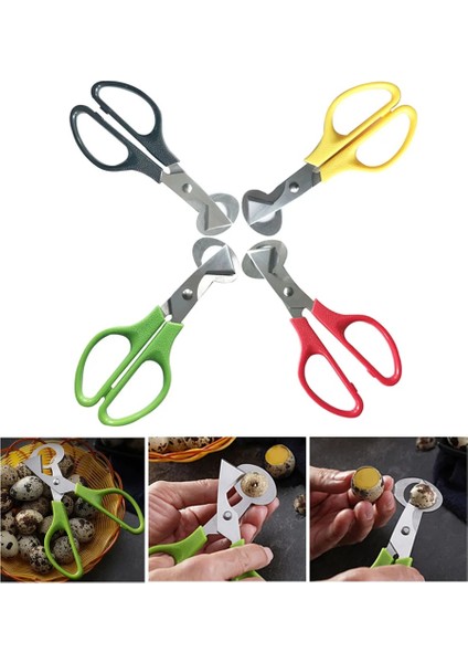Siyah Stil 1 Adet Kuş Yumurtası Güvercin Bıldırcın Yumurtası Veya Kuş Bıçağı Konserve Açacağı Mutfak Aleti Kesme Pensesi Yaratıcı Bıldırcın Yumurtası Kabuğu Açacağı (Yurt Dışından)