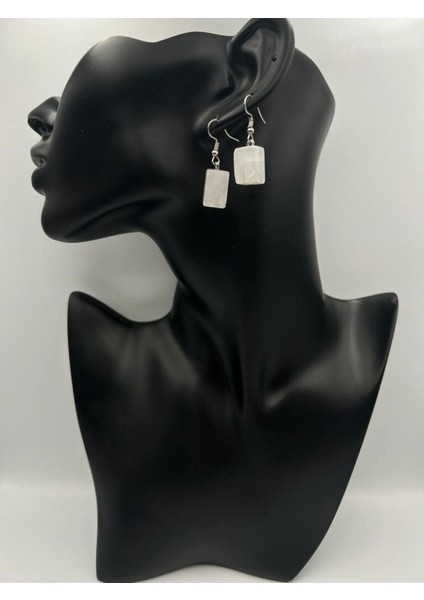 Sertifikalı Kristal Kuvars Doğal Taş Küp Kesim Küpe Aaa Kalite fiyatları