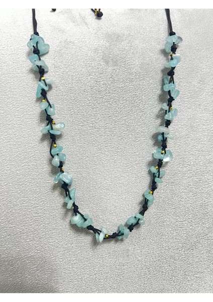 Sertifikalı Akuamarin Doğal Taş Tasarım Kolye fiyatları