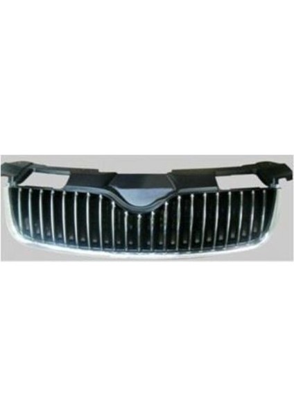 70815 Ön Panjur Full Krom Parlak Siyah Fabia 07-9 5J0853668D