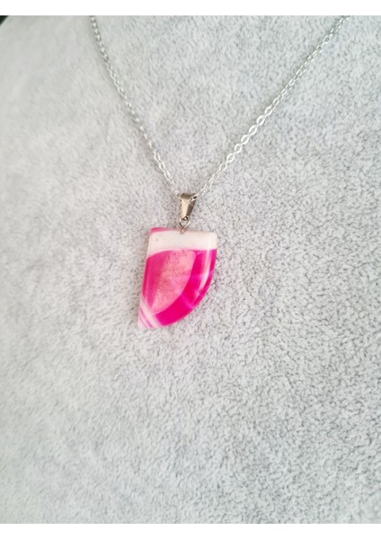 Sertifikalı Akik Doğal Taş Kolye Aaa Kalite Sürpriz Hediyeli modelleri