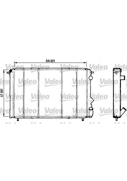 730184 Radyatör Espace Iı Turbo D 6025101338