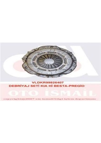 826407 Debriyaj Seti Kia Bongo K2700 Pregio 2700 1997-KD100KIT KIAKE14