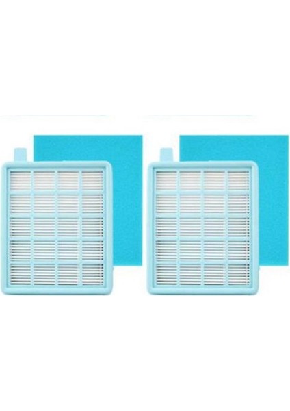 Philips Için 2 Takım Hepa Filtre, Yedek Elektrikli Süpürge Parçaları (Yurt Dışından)