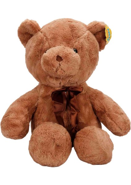 Kurdeleli Peluş Ayı 45 cm - Kahverengi