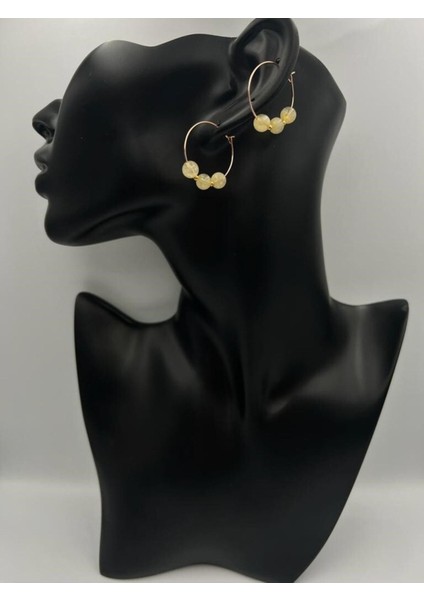 Sertifikalı Sitrin Doğal Taş Küpe fiyatları