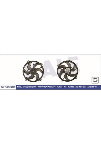 420400 Fan Motoru Partner Iı Berlingo Iıı Xsara Picasso 1.6hdı Klimalı 460W 1253.C8