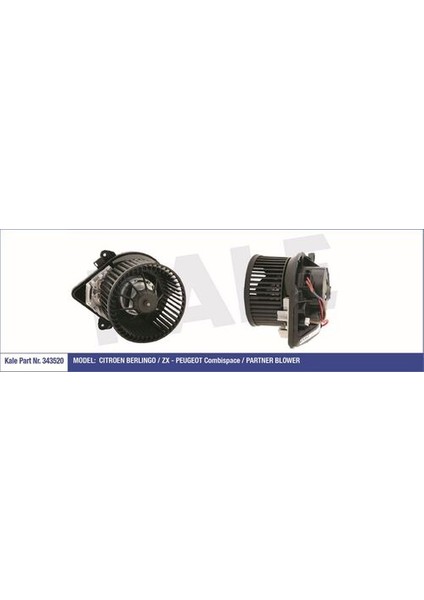 343520 Kalorifer Motoru Berlingo Partner Z1.4 8V 1.6 16V 1.9d 00 03 Klimalı 6441L3