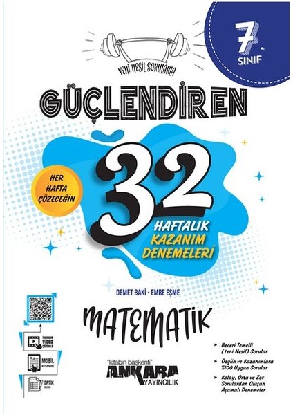 7.sınıf Güçlendiren 32 Haftalık Matematik Türkçe Fen Sosyal Din H fiyatları
