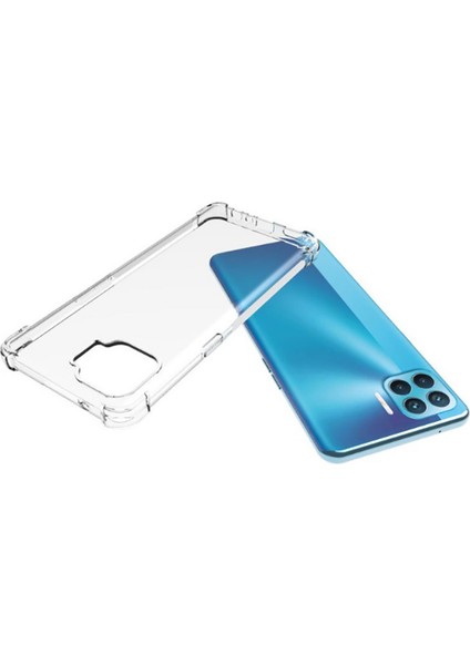 Oppo Reno 4 Lite Kılıf Nitro Anti Shock Silikon-Renksiz