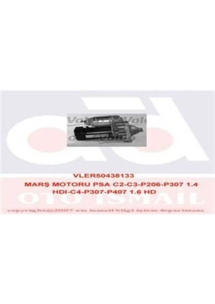 446514 Marş Motoru Peugeot Partner Citroen Berlingo 5802.Y4