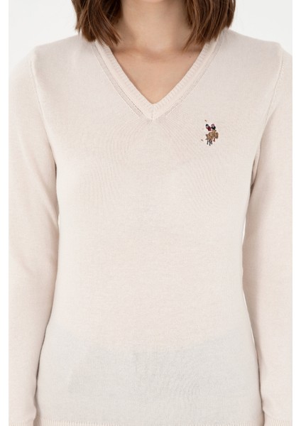 Kadın Krem Melanj Kazak /Triko 50288983-VR159