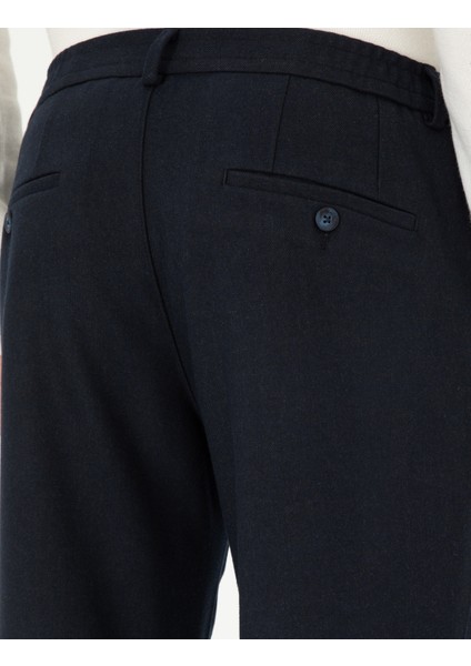 Erkek Lacivert Ex. Slim Fit Kumaş Pantolon 50293389-VR033