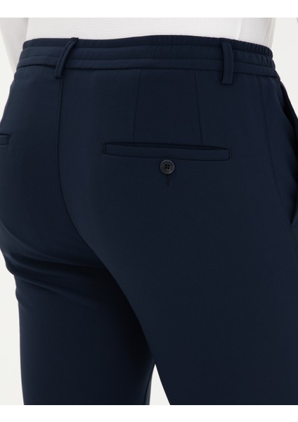 Erkek Lacivert Klasik Jogger Pantolon 50296593-VR033