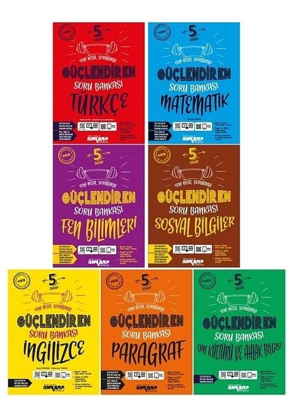 5. Sınıf Güçlendiren Soru Bankası Set (7 Kitap)