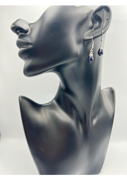 Sertifikalı Yıldız Taşı Doğal Taş Damla Kesim Küpe Aaa Kalite fiyatları