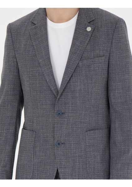 Erkek Lacivert Ex. Slim Fit Takım Elbise 50285298-VR033