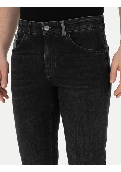 Erkek Antrasit Slim Fit Jean Pantolon 50285140-VR006