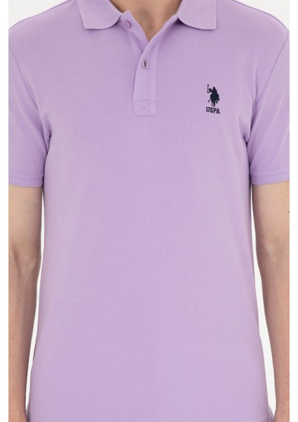 Erkek Lila Tişört Basic 50279613-VR034