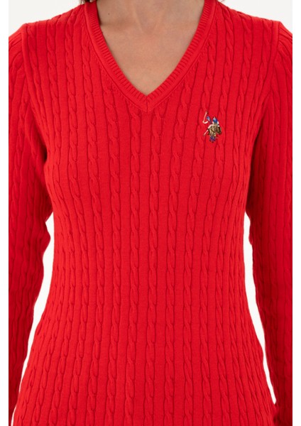 Kadın Kırmızı Kazak /Triko 50288992-VR030